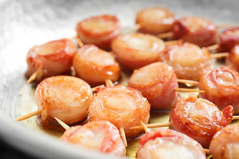 Bacon Wrapped Digby Scallops (Bay of Fundy, Nova Scotia, CA) (Product # 20)