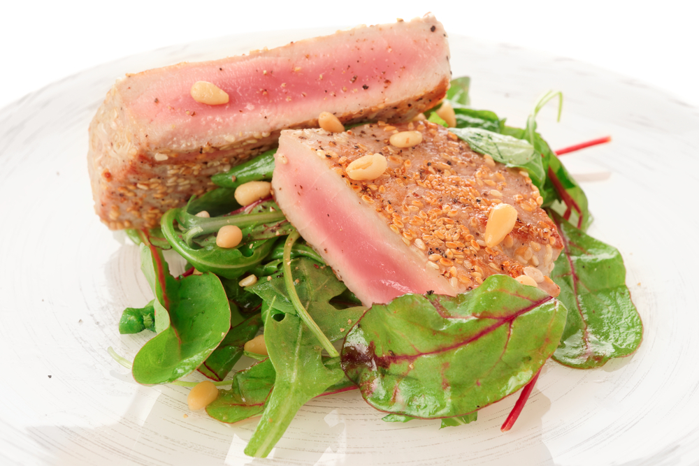 Sushi Grade Yellowfin Tuna Steaks (Product # 16)