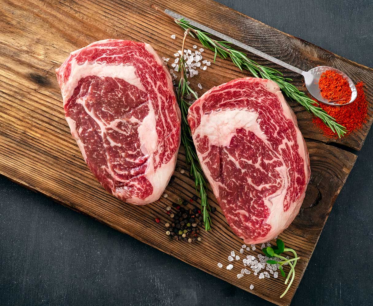 USDA Prime Beef Ribeye, 16 lb avg wt