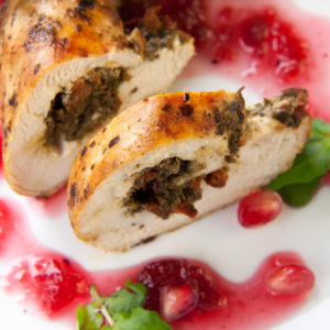 CHICKEN SUPREME WITH APPLE AND CRANBERRY