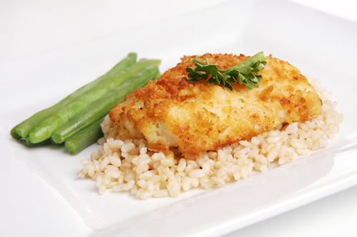 Cheddar and Chive Cod Fillets